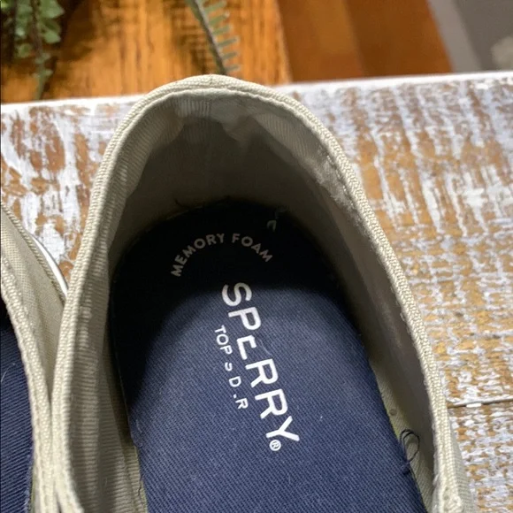 Sperry Beige Boat Sneakers - Picture 3 of 6